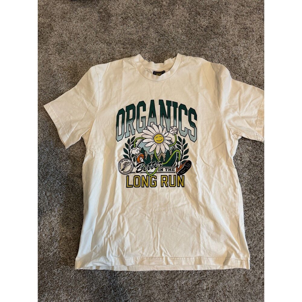 Coney Island Picnic “Organics Better in the Long Run” Graphic Tee Large